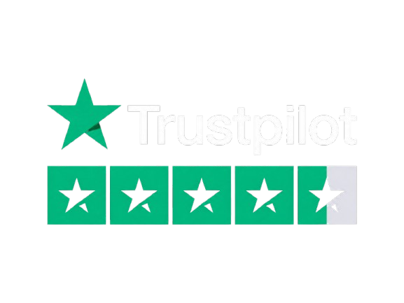 Trustpilot five-star satisfaction rating